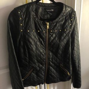 Faux Soft Leather Jacket